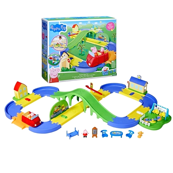 Peppa Pig All Around Town Playset With Adjustable Track 1 Figure & 35+ Sounds - Picture 5 of 8